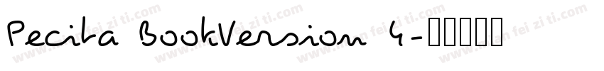Pecita BookVersion 4字体转换